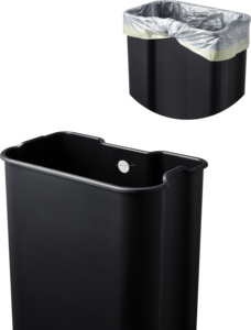 New Hot Bán Khách Sạn Rửa Phòng Thép Không Gỉ Thùng Rác Lon, Kim Loại Chân Bước Trên Thùng Rác Chất Thải Thùng Với Bàn Đạp Chân Cho Sao Khách Sạn - Product Image 3