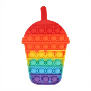 Jouet sensoriel anti-stress éducatif en silicone unisexe, vente en gros, nouveau modèle Push Pop Bubble, 14 ans et plus, CN;GUA, modèle 99 - Product Image 3
