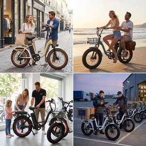 Vélo cargo électrique de livraison de qualité commerciale 500W avec grand porte-bagages arrière 48V pour livraison express - Product Image 3