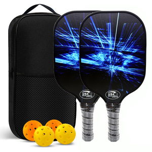 Customized <strong>Professional</strong> Pickleball Racket Fiberglass Fiber Graphite Pp Honeycomb Core Pickleball <strong>Paddle</strong> <strong>Set</strong> - Product Image 4