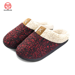 Bon marché Prix léger respirant anti-dérapant fourrure chaude chaussures d'intérieur pour dames hommes diapositives pour pantoufles pour la saison d'hiver - Product Image 3