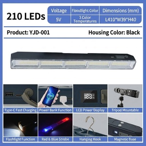 Rechargeable <b>LED</b> Work Light Type-C USB Charging Emergency Tube Lamp with Power Bank LCD Power Display & Strong Magnet - Product Image 6