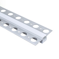 Profilé LED en aluminium de haute qualité pour plafonds en plaques de plâtre et cloisons sèches, canal LED personnalisé 20*13 pour bandes LED