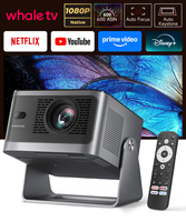 Proyektor Whale OS Smart 1080P untuk HY350 NTV 500 ANSI Penginderaan Layar Anti Hambatan Fokus Otomatis HIFI STEREO Terintegrasi