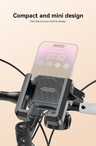 Soporte de metal reforzado para teléfono inteligente para bicicletas y motocicletas | Soporte antivibración resistente - Product Image 5