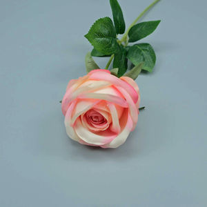 Rose en soie stabilisée éternelle à tige unique de 46*8 cm, fleur de rose conservée pour la décoration, bouquets de mariée, centres de table de <span class=keywords><strong>mariage</strong></span> - Product Image 4