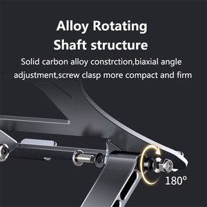 X1104-1 Ergonomic Aluminium Alloy Foldable <b>Computer</b> Stand Portable Laptop Stands Elevator Adjustable Laptop Stand for <b>Desk</b> - Product Image 4