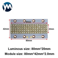 Módulo LED UV de 300W, Chip LED Ultravioleta de 3W, Módulo de Tinta de Cuarzo Offset de 395nm a 405nm para Impresora de Cama Plana