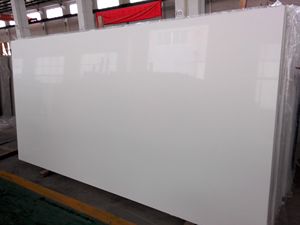 BOTON STONE Pierre Artificielle Moderne Poli Pur Perle Comptoir <span class=keywords><strong>De</strong></span> Cuisine Table Vanity Top <span class=keywords><strong>Dalle</strong></span> <span class=keywords><strong>De</strong></span> Quartz Blanc - Product Image 4
