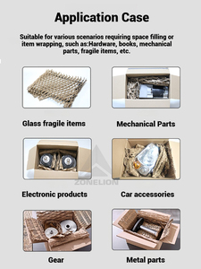 เครื่องหั่นกระดาษกล่องกระดาษคราฟท์กระดาษตั้งโต๊ะขนาดเล็กแผ่นขยายมอเตอร์เกียร์220V 3M/นาที - Product Image 6