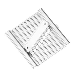 Rebanador Multiusos <span class=keywords><strong>de</strong></span> Frutas y Verduras, <span class=keywords><strong>Rallador</strong></span> Plano Manual <span class=keywords><strong>de</strong></span> Acero Inoxidable, Perfecto para Ensaladas, Calabacín, Zanahorias, Cebollas y Otros Vegetales - Product Image 4