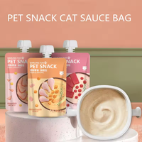 Fabriek Directe Verkoop Kan Aanpassen Fruit En Groenten Kippensaus Pakket Voedzame Heerlijke Snack Kattenvoer Huisdier Traktaties