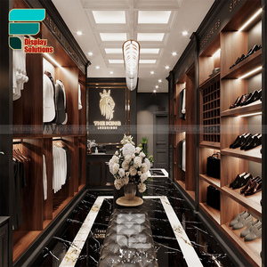 Chất lượng cao thương mại đồ nội thất trang trí cửa hàng quần áo cửa hàng quần áo thiết kế nội thất kệ trưng bày cho cửa hàng quần áo - Product Image 1