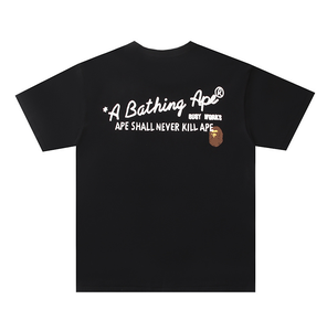 Camiseta Bapees de Diseñador de Moda con Estampado de Letras, Versión 1:1 de Alta Calidad, Disponible en Stock, Camiseta Bapees Moderna para Hombre - Product Image 4