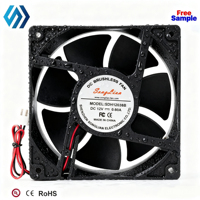 Ventilateur axial de refroidissement IP68 étanche à haute pression statique PWM 120mm 140mm 150mm, ventilateur de ventilation triphasé 380V 220V 115V EC de type pull