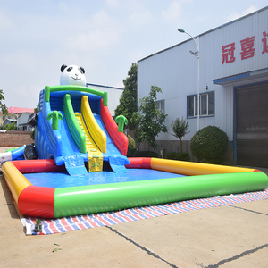 Toboggan aquatique gonflable de style commercial, en PVC, capacité 100-500 kg, équipement de divertissement extérieur pour <span class=keywords><strong>parcs</strong></span> et piscines - Product Image 3
