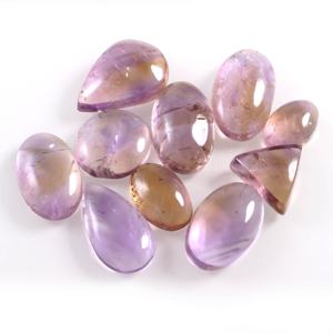 Venta al por mayor IGI certificado Natural ametrino cabujón piedra preciosa para la fabricación de joyas de lujo piedras preciosas sueltas - Product Image 1