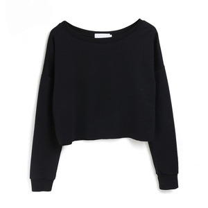 Sweat-shirt à col roulé personnalisé pour hommes 100% coton biologique Sweatshirts grande taille à épaules tombantes - Product Image 2