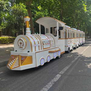 รถไฟฟ้าขนาดเล็กแบบไร้ราง ใช้พลังงานแบตเตอรี่ สำหรับเด็ก ขายดี เหมาะสำหรับสวนสนุกและห้างสรรพสินค้า - Product Image 3