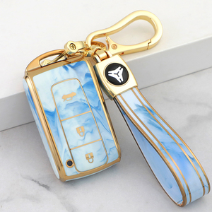 Carcasa de TPU suave de primera calidad para llave de coche, carcasa para <span class=keywords><strong>Toyota</strong></span> <span class=keywords><strong>2006</strong></span> 2007 2008 2009 2010 Año, llaveros de corona, llavero, bolsa directa de fábrica - Product Image 1