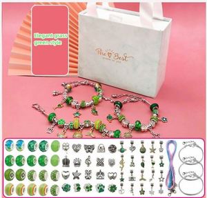 Hot Selling Children's PUZ/PZG DIY Handmade Beaded Bracelet with Jewelry <b>Box</b> Storage for Girl's Birthday Party School <b>Gift</b> Set - Product Image 5