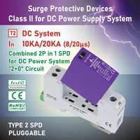 Dispositif de protection contre les surtensions DC SPD Telebahn Factory Outlet 5V/12V/24V/48V/110V/220V, logo personnalisé, vente en gros