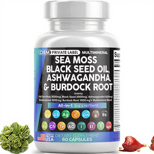 Complément Nutritionnel : Mousse de Mer 3000mg, Huile de Nigelle, Ashwagandha, Curcuma, Fucus Vésiculeux – Vitamines pour le Soutien de la Santé - Product Image 2