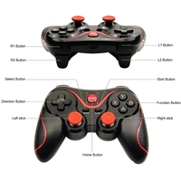 X3 Smart Wireless Joystick Gamepad 2,4G Control remoto ABS Material BT Controladores de juegos para teléfonos móviles Controladores de juegos
