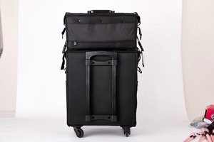 <span class=keywords><strong>Bolsa</strong></span> de Maquillaje Transparente de Alta Calidad, Multifuncional, <span class=keywords><strong>Bolsa</strong></span> de Cosméticos de Nailon Transparente <span class=keywords><strong>con</strong></span> 4 Ruedas para Viaje - Product Image 5