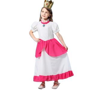 Gran oferta <span class=keywords><strong>princesa</strong></span> <span class=keywords><strong>Peach</strong></span> Cosplay Super <span class=keywords><strong>Mario</strong></span> rojo blanco vestido Halloween carnaval fiesta para chico chica <span class=keywords><strong>Mario</strong></span> - Product Image 1