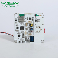 Circuito Integrado Multifuncional AQMS con Sistema de Monitoreo de Calidad del Aire Zigbee Wifi, Módulo Sensor con Sensor de Humedad y CO2
