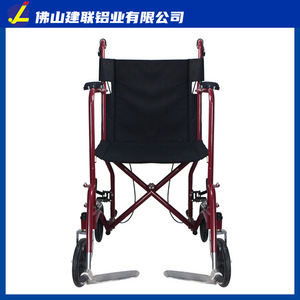 Fauteuil roulant manuel Jianlian en alliage d'aluminium pliable et léger pour les personnes âgées, idéal pour les voyages - Product Image 4