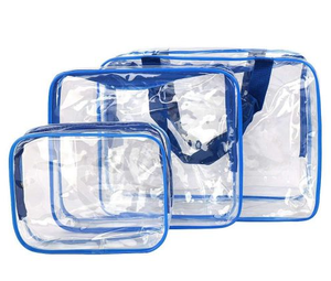 新款透明聚氯乙烯手提包防尘套透明钱包收纳收纳器带拉链壁橱袋保护器悬挂防尘套 - Product Image 3