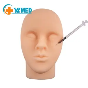 Beauty Vivid Face Human Body Suturing Model Suture Training Face skin Injection Practice Silicone Head Model
