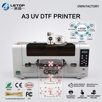 Imprimante d'étiquettes UV DTF A3 LETOP Factory pour logos