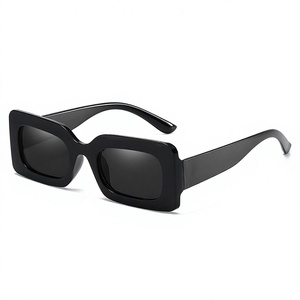 Lunettes de soleil couleur bonbon pour femmes et hommes, lunettes carrées rétro pour les fêtes en plein air, l'été et le quotidien - Product Image 1