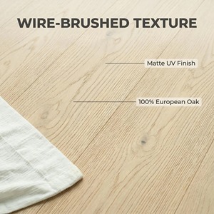 Parquet en <span class=keywords><strong>chêne</strong></span> blanc contemporain avec texture brossée et protection UV invisible pour des résidences modernes et élégantes - Product Image 5