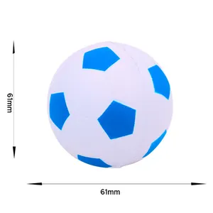 Mainan Fidget Pesta Bola Stres Olahraga Mini 6Cm Bola Busa Sepak Bola Anti Stres Bola Tekanan untuk Anak-anak