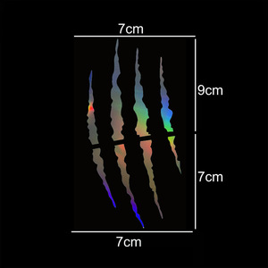 Autocollants pour casque de moto, décoration griffe de monstre, offres pour casque de moto - Product Image 5