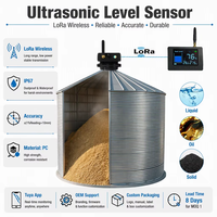 Capteur de niveau de liquide à ultrasons TLC2502LS-WL en PC pour contrôleur intelligent de silo à céréales et de réservoir chimique avec pompe automatique