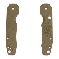 COUTEAUX SMOCK personnalisés G10 ÉCHELLES AVEC MOTIF/LOGO POUR SPYDERCO SMOCK