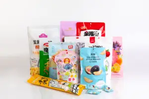 Custom Printed Ziplock Snack Nuts Chocolate Plastics Plastic Smell Proof Stand Up Pouch Packaging Dry Food Grade Packing Bag