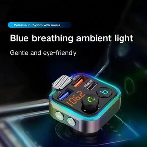 Transmisor FM para Auto con Bluetooth, Cargador USB PD20W, Reproductor MP3, Llamadas Manos Libres, Adaptador de Audio Portátil - Product Image 3