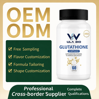 Complément Alimentaire en Capsules de Glutathion Réduit Antioxydant pour la Beauté, Formule Naturelle pour Adultes, Marque Privée, Logo Personnalisé