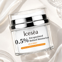Crème Visage 0,5% Encapsulée à l'Acide Hyaluronique, Huile de Jojoba, Squalane et Glycérine – Réducteur de Rides Doux pour Hommes/Femmes 30ml