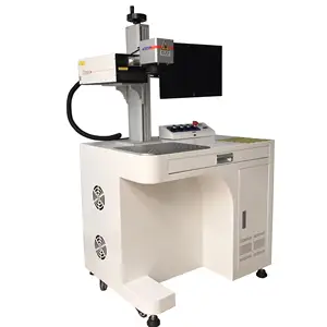 Miễn phí optic Wire UV mở galvo tự động lấy nét Fling dòng sợi Laser máy đánh dấu cho kim loại và phi kim loại