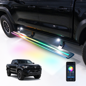 WEIJIA 2022-2024 Tacoma N400 Estribos Laterales Eléctricos de Aleación de Aluminio con Capacidad de Carga de 300 kg / 600 lb, Accesorios para Camionetas - Product Image 1