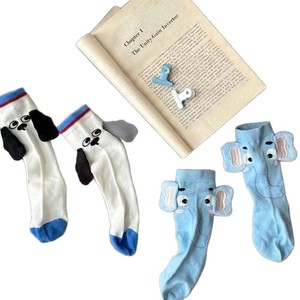 Cute Elephant And Dog <b>Socks</b> For Women Mid Calf <b>Breathable</b> Sweat Absorbing Cartoon Long <b>Socks</b> Youth 18 40 Years Old - Product Image 4