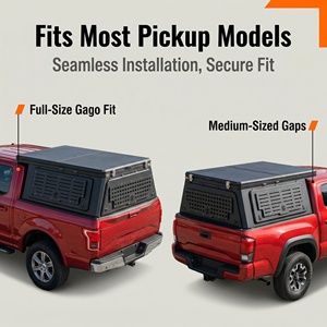 รางหลังคาอลูมิเนียมอัลลอยพร้อมฝาปิดกระบะแบบแข็งสำหรับ Toyota รุ่น <span class=keywords><strong>Z</strong></span>-Edition High Rider ปี <span class=keywords><strong>2023</strong></span>+ กันน้ำ ไม่ต้องเจาะ - Product Image 3