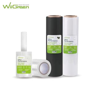 Rollo de Film Estirable Industrial Transparente Negro de 18 Pulgadas x 1500 Pulgadas, Calibre 80, de Polietileno Lineal de Baja Densidad (LLDPE) para Envoltura Plástica a Prueba de Humedad - Product Image 3